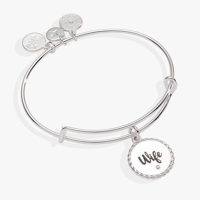 Wife Charm Bangle, Gold / Gold, alternate image number 2