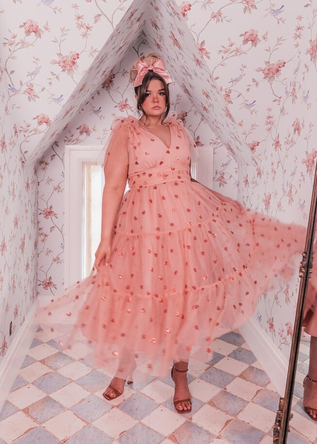 Sweetheart Dress, Pink / Pink, alternate image number null
