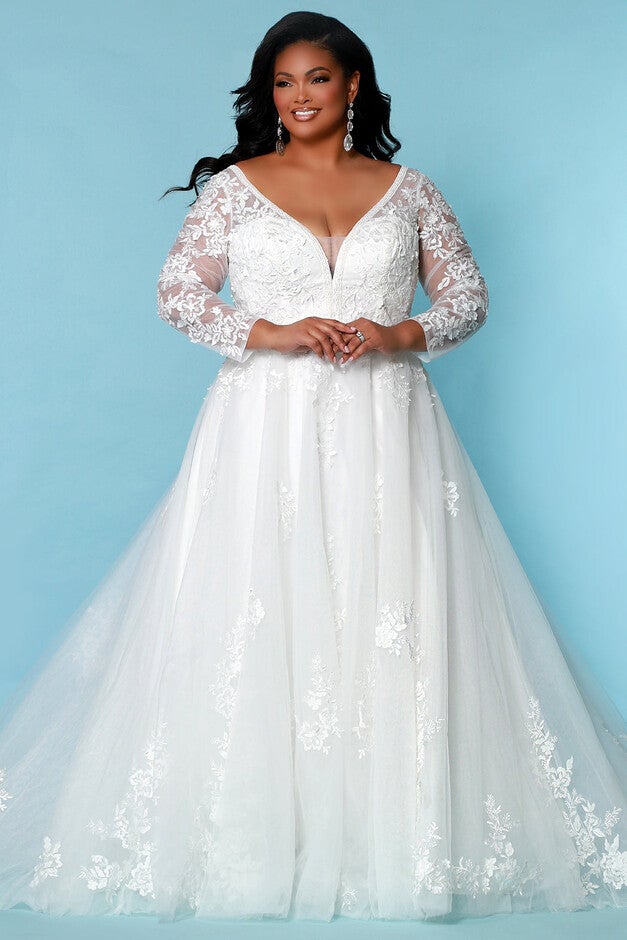 Skye Wedding Dress, Ivory / Ivory, hi-res image number null