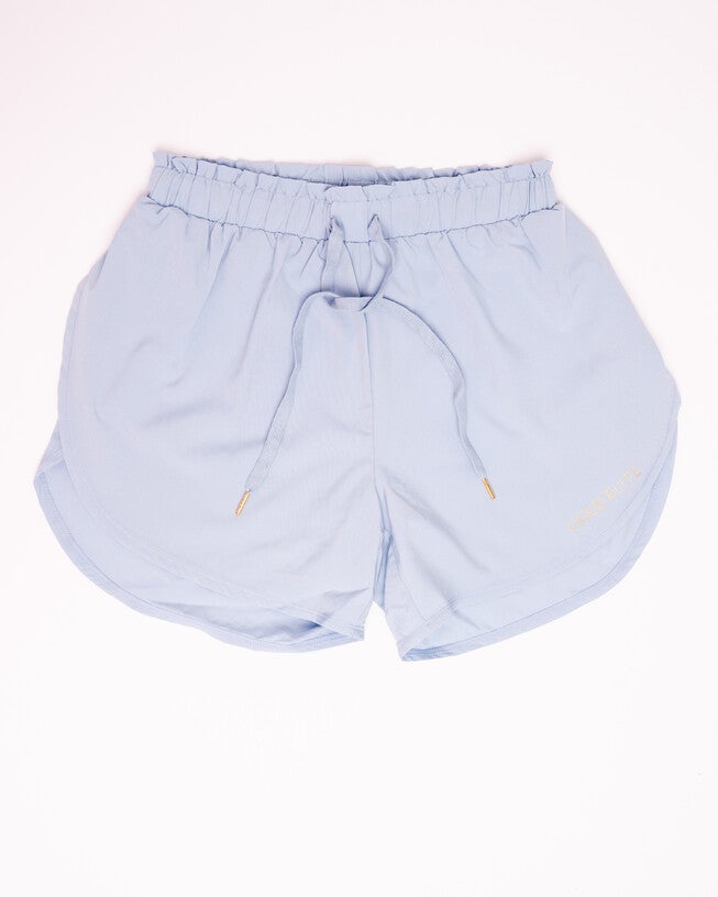 Flowy High Waisted Shorts with Liner, Light Blue / Light Blue, hi-res image number 0