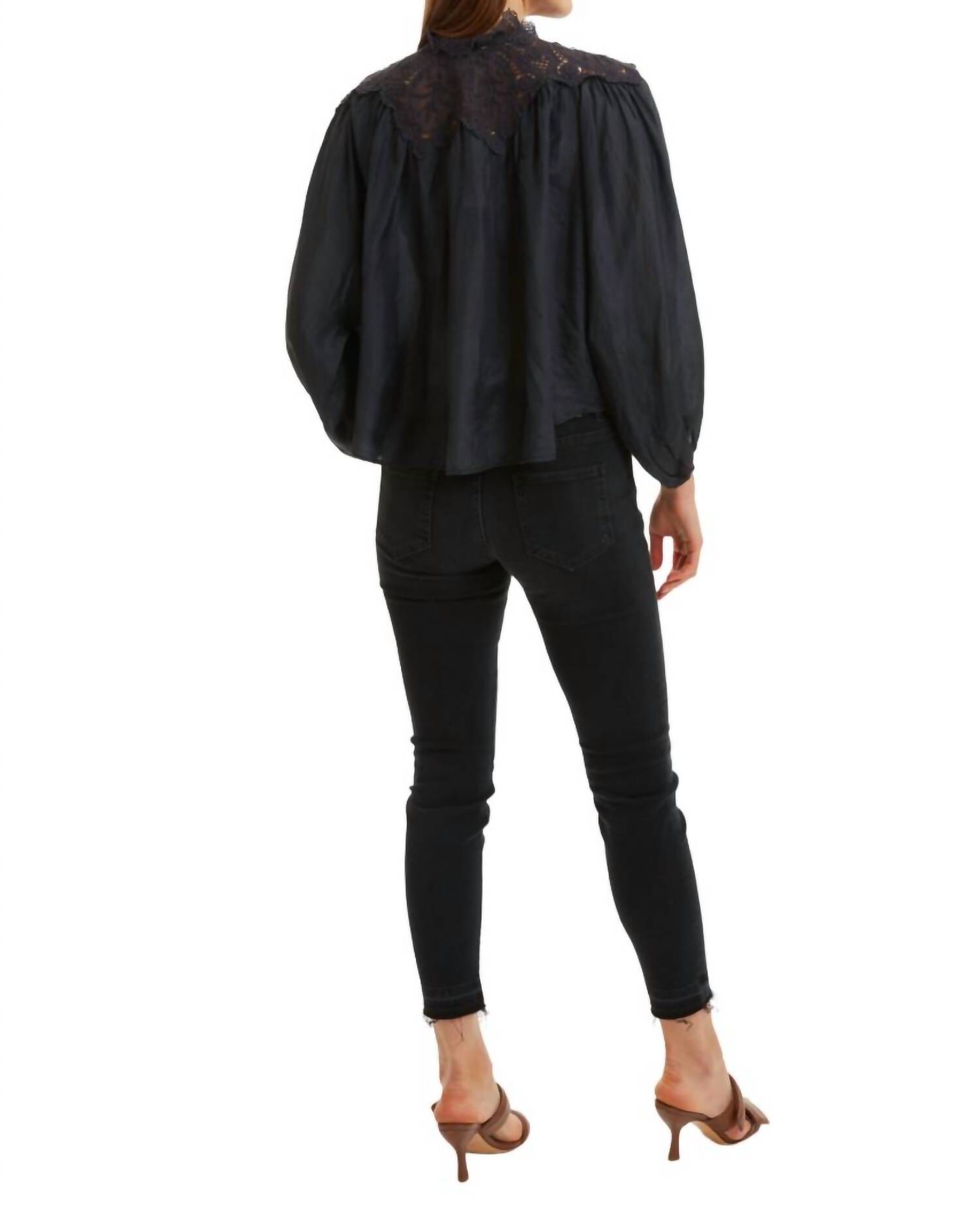 MAIDEN TOP, Black / Black, alternate image number 2