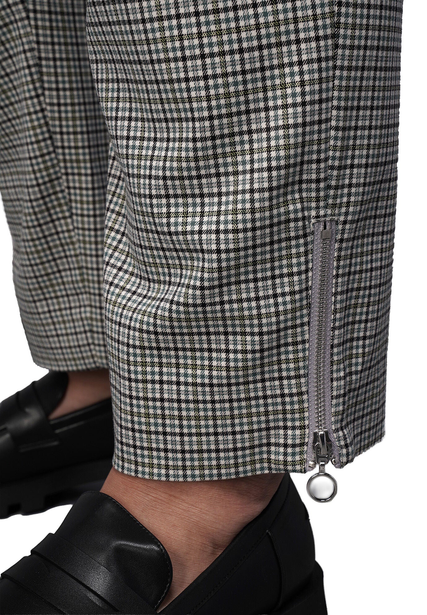 The Empower Zipper Slim Crop Pant, DARK TEAL / Teal, alternate image number 4