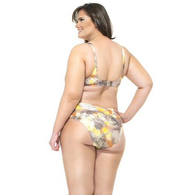 Wide Side Two Colored Bikini, , alternate image number null