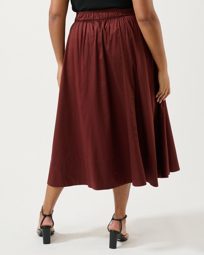Sahara Breeze Skirt, Mahogany / Brown, alternate image number 4