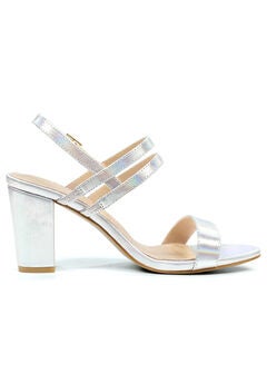 Slingback Block Heel Ankle Strap Sandal