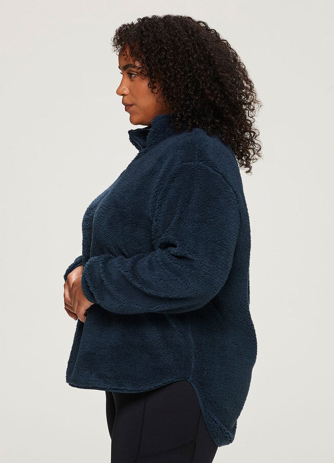 Dylan 1/4 Zip Sherpa Pullover, , alternate image number null