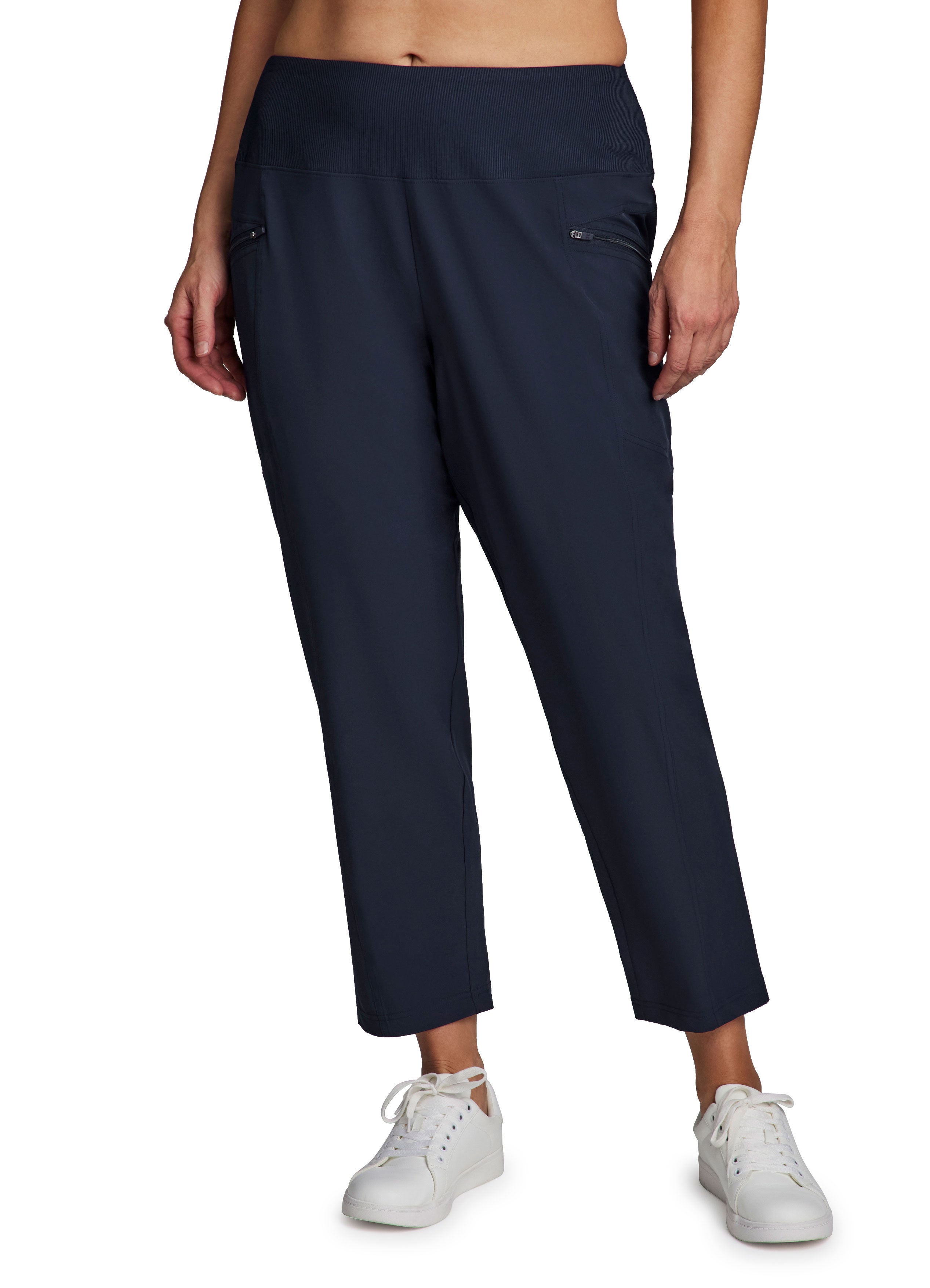 Plus Jet Setter Ankle Pant, Navy / Navy, alternate image number 3