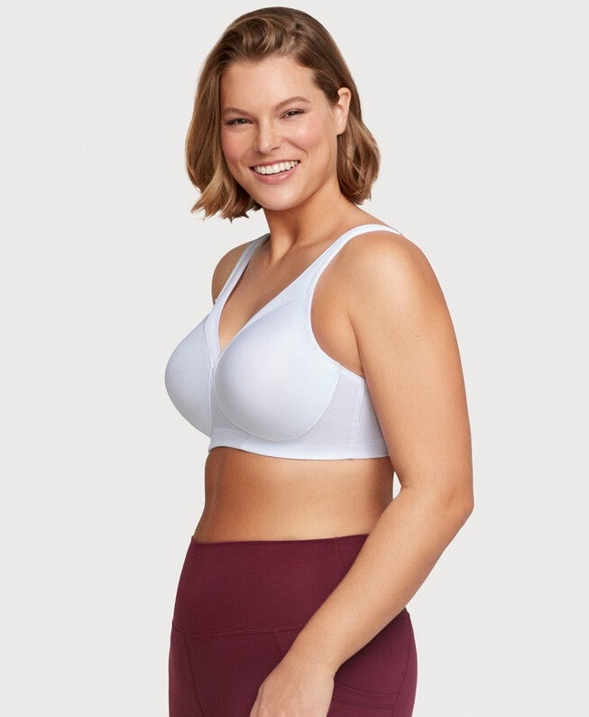 MagicLift Seamless Sports Bra, White / White, alternate image number 1