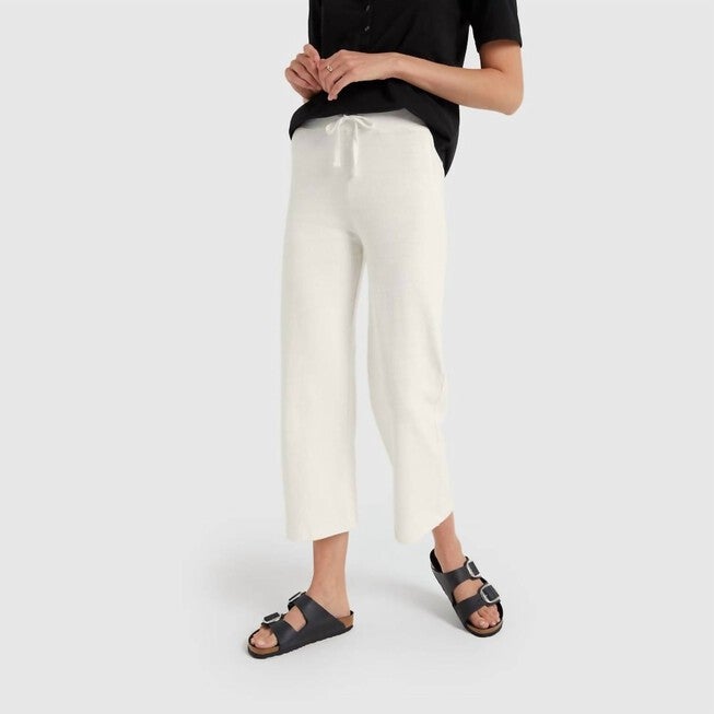 Wide Leg Lounge Sweatpants in Natural, Natural / Beige, hi-res image number 0