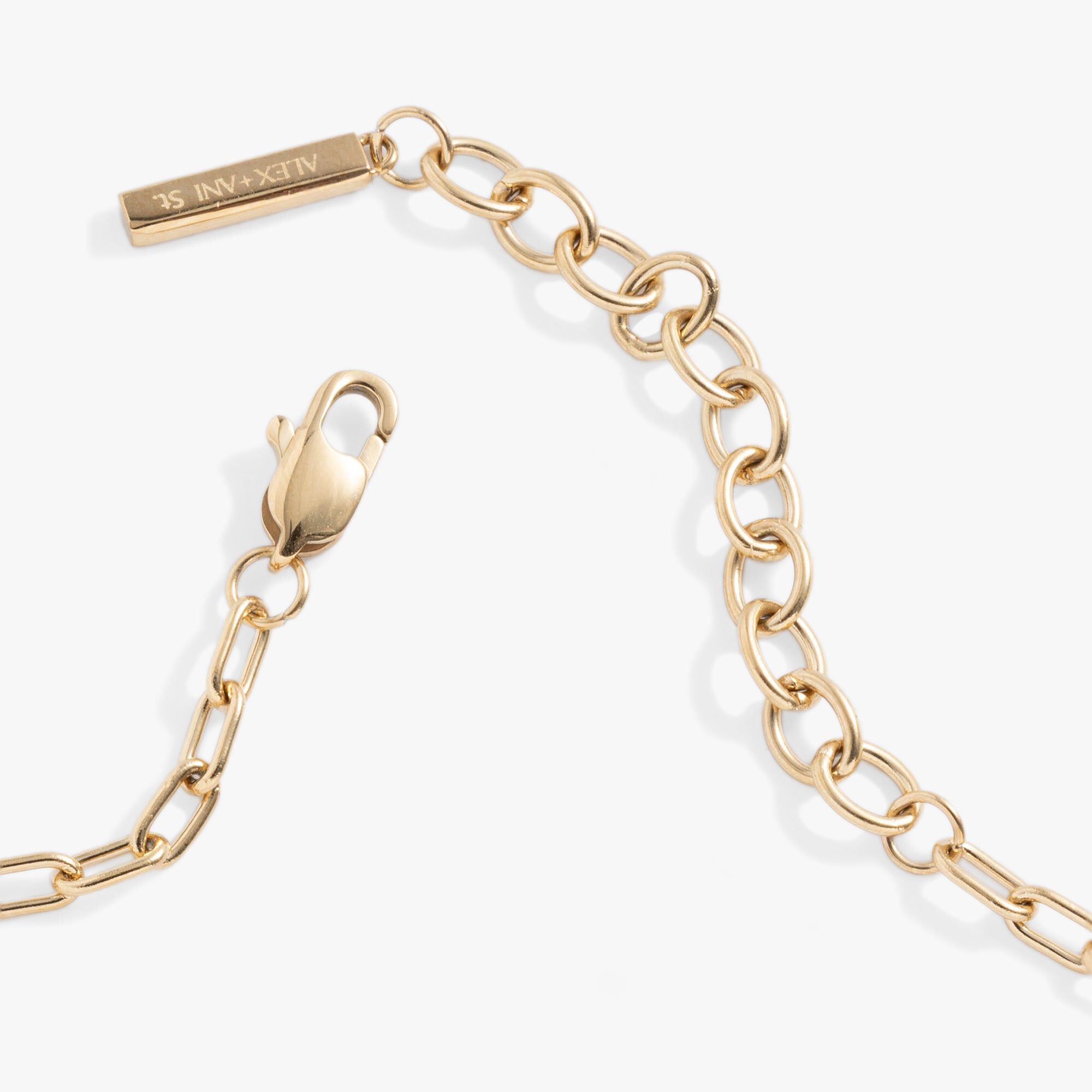 Everyday Paperclip Chain Bracelet, Gold / Gold, alternate image number 2