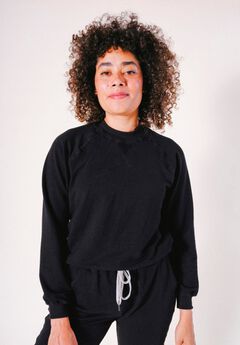 Plus Agnes Raglan Organic Cotton + Tencel Sweatshirt