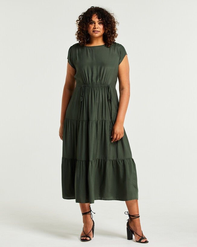 Lana Dress, Olive / Hunter Green, hi-res image number 0