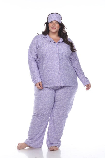 3 Piece Pajama Set, Purple Paisley / Purple, hi-res image number 0