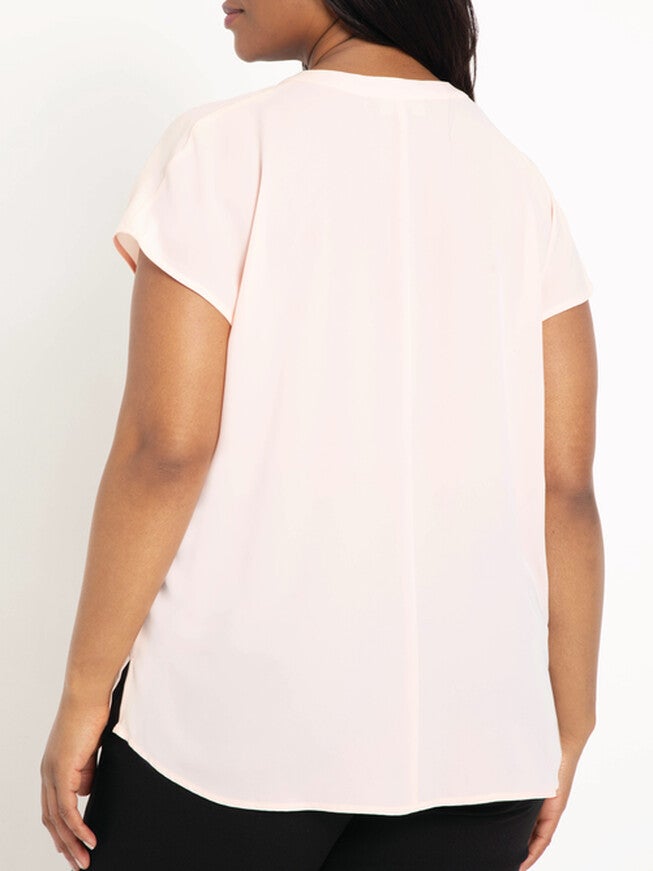 Nola Notch Collar Blouse, , alternate image number 3