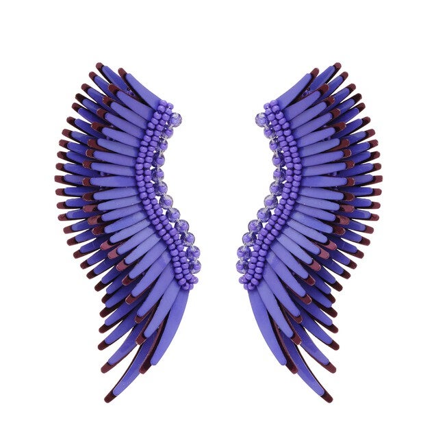 Midi Madeline Earrings- Purple, PURPLE MELANGEGUNMETAL / Gold, hi-res image number null