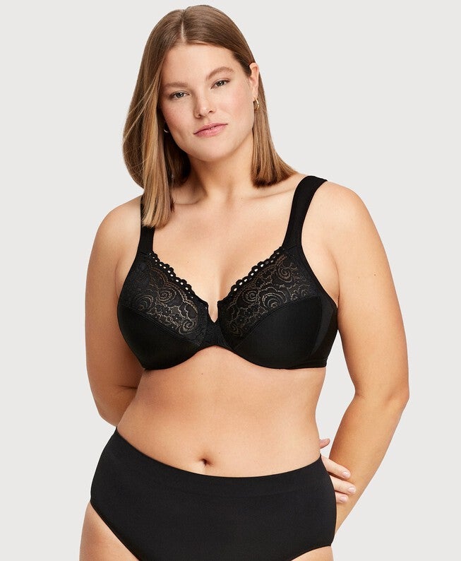 Low Cut WonderWire Lace Bra, , alternate image number 7