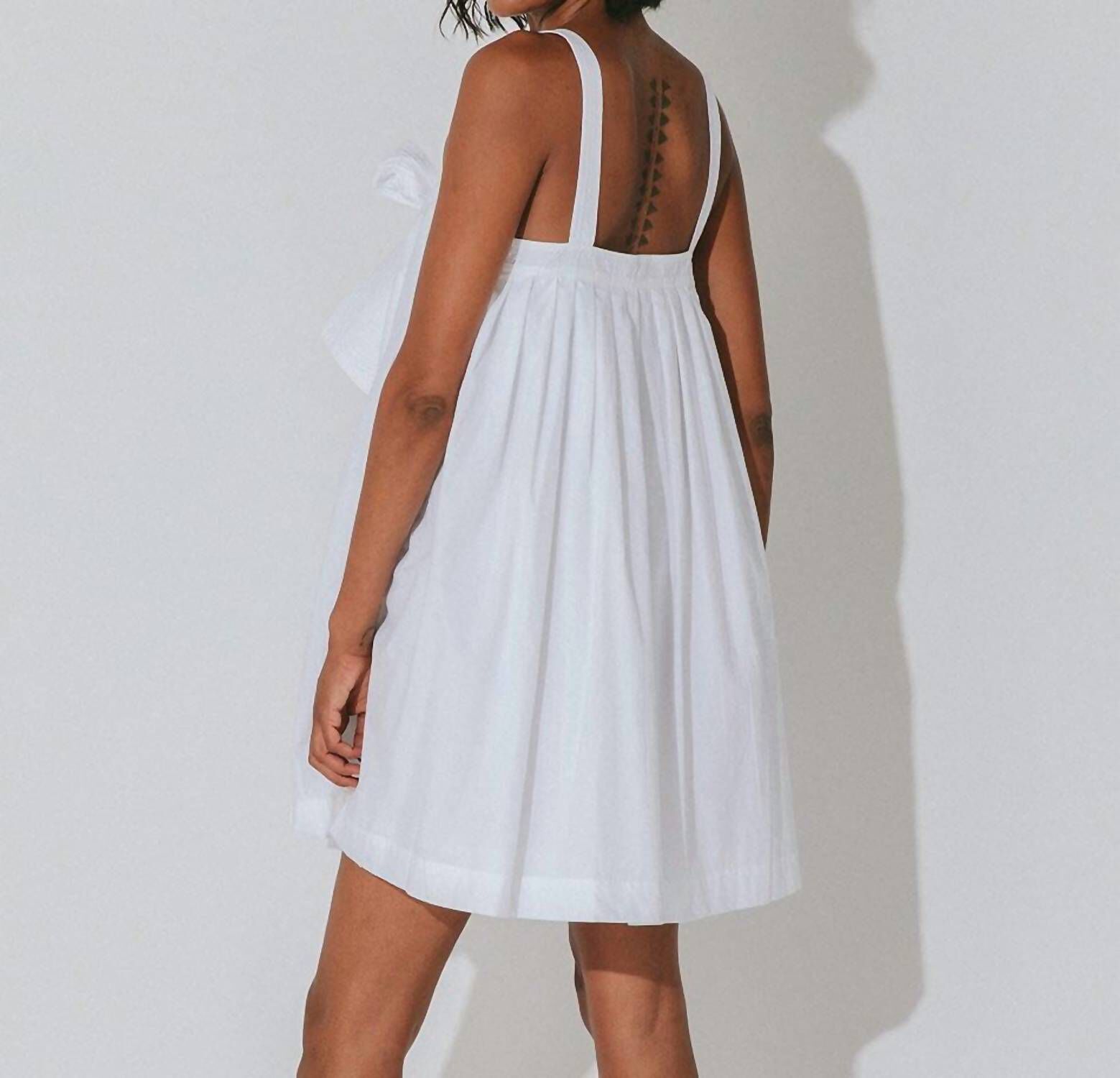 SHYLA MINI DRESS IN WHITE, White / White, alternate image number 2