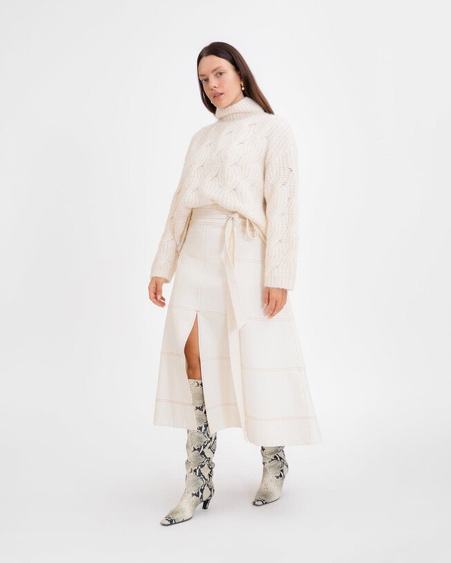 Opaline Sweater, Cream / Cream, alternate image number 2