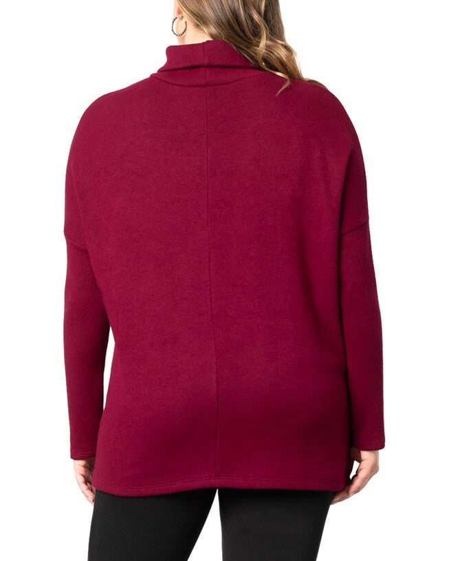 Paris Turtleneck Tunic Sweater, , alternate image number 6