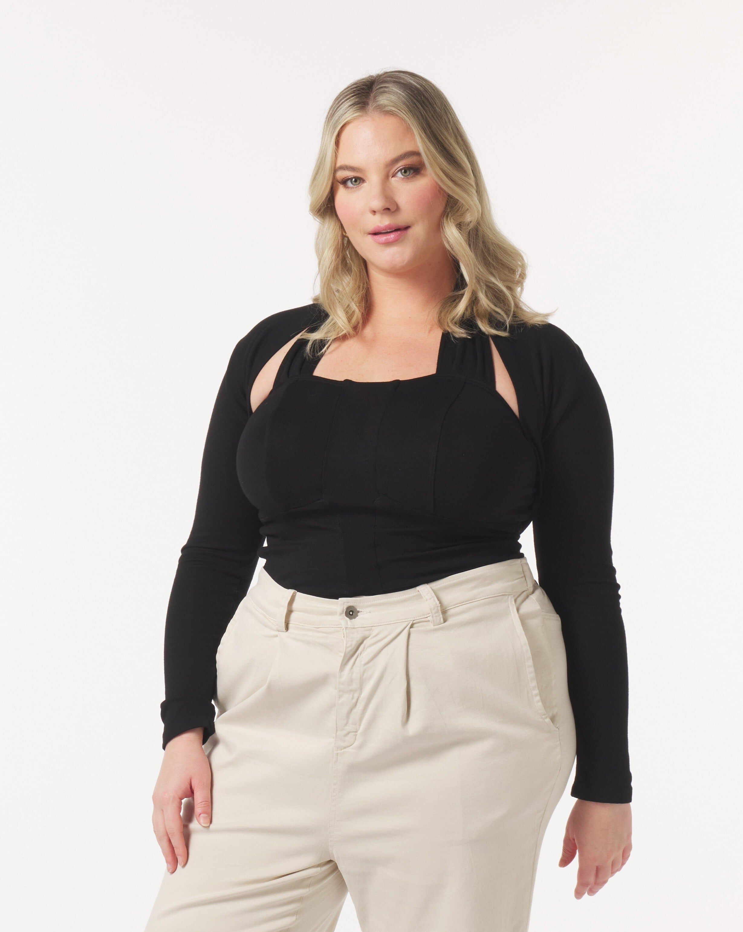 Katy Halter Top, Black / Black, hi-res image number 0