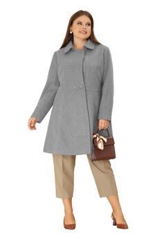 WINTER NOTCHED LAPEL SINGLE BREASTED LONG COAT