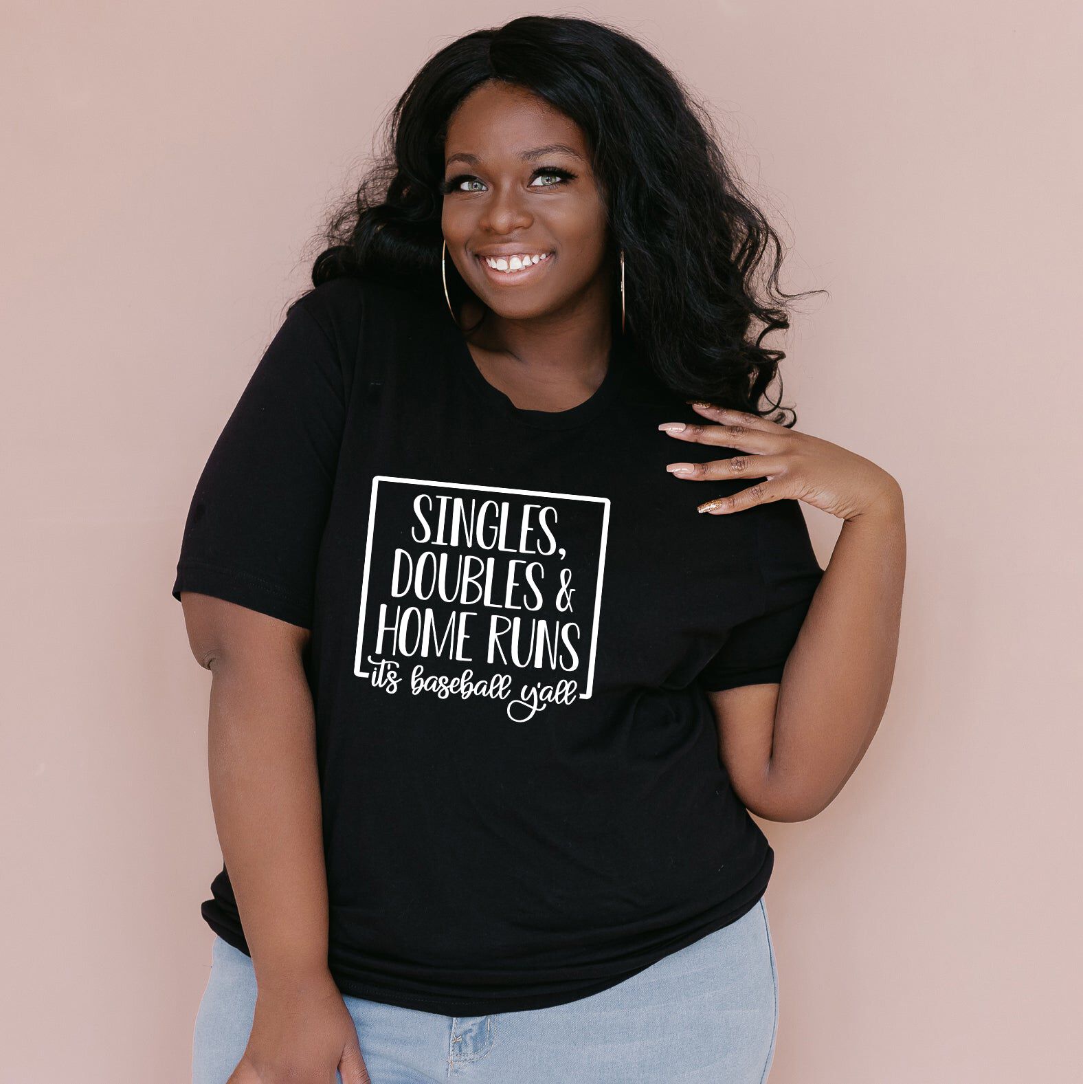 Singles Doubles and Home Runs, Black / Black, hi-res image number 0