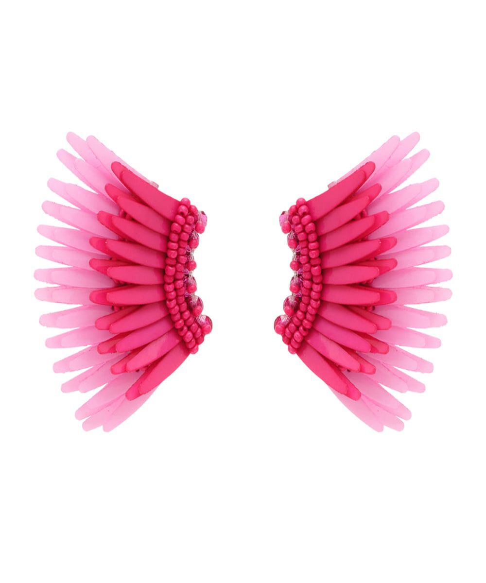 Mini Madeline Earrings- Garnet, GARNET  PINK / Pink, hi-res image number 0