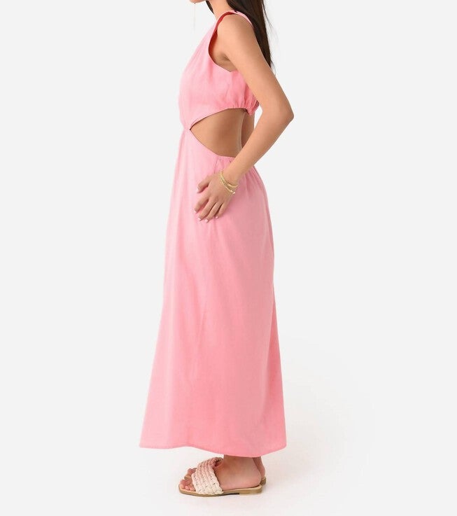 ROSEMARY DRESS, Geranium / Pink, alternate image number null