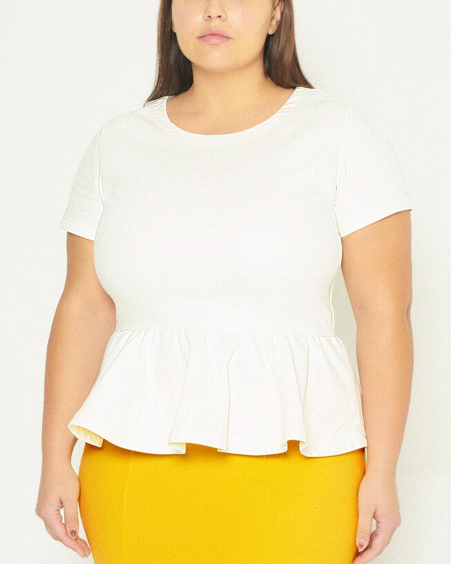 Alexandria Top, White / White, alternate image number 4