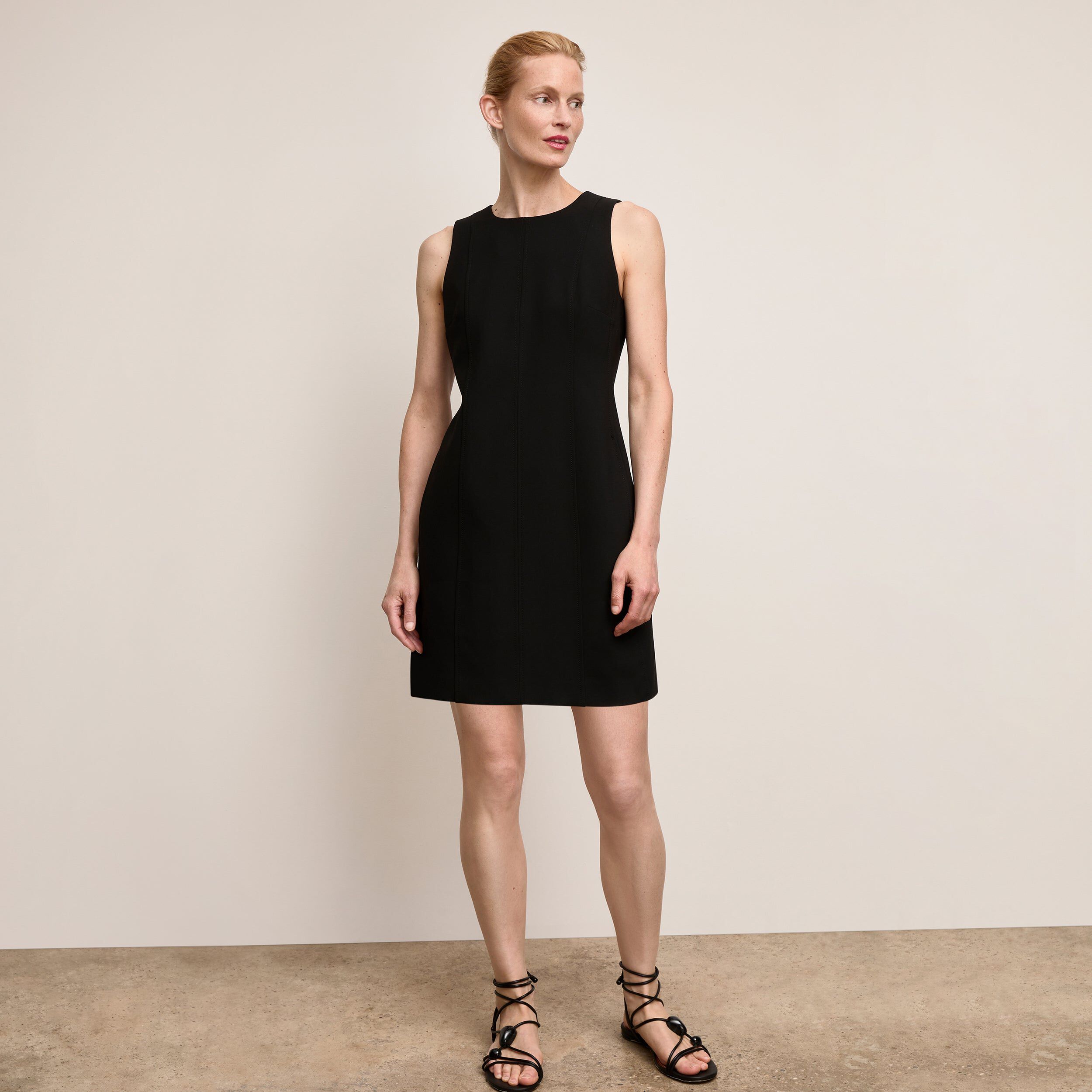 Carolina Flex Dress - Flex Suiting, Black / Black, hi-res image number 0