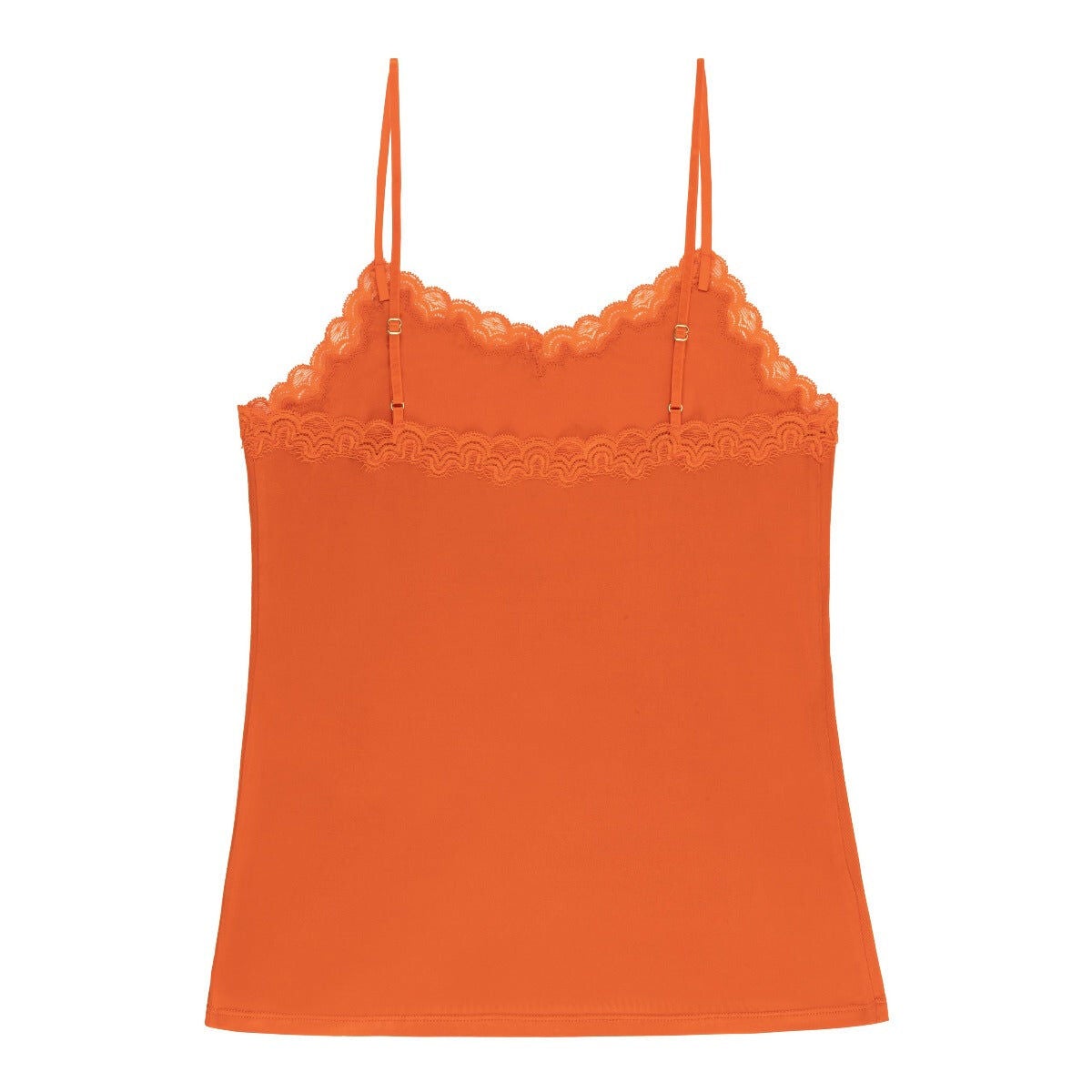 Soft Silk Camisole, Spicy Orange / Orange, alternate image number 2