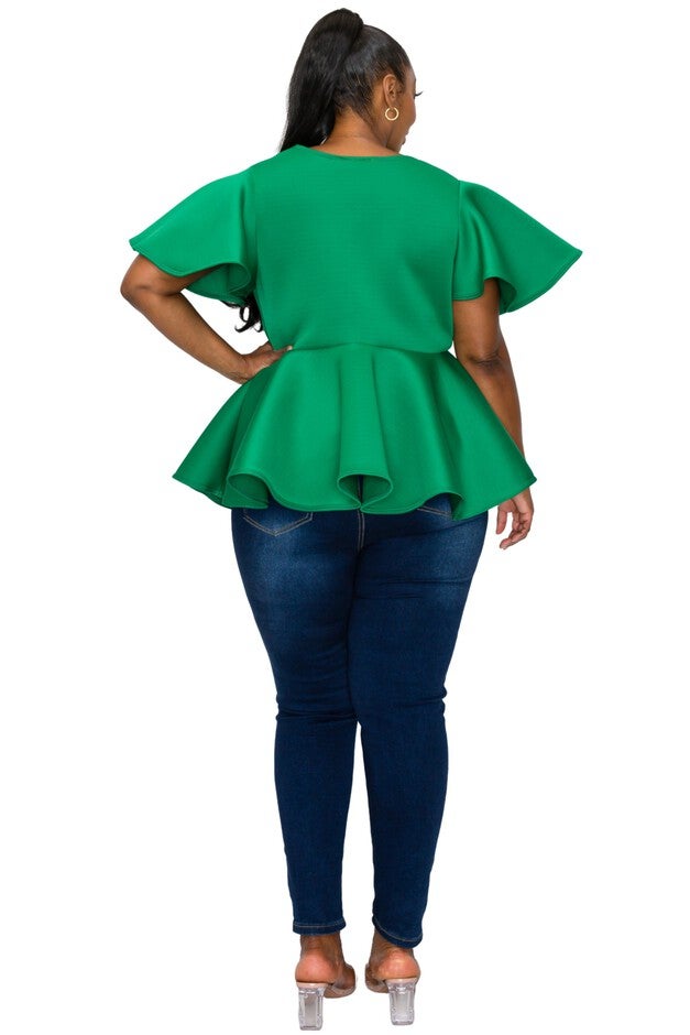 Siobhan Peplum Top, , alternate image number 3