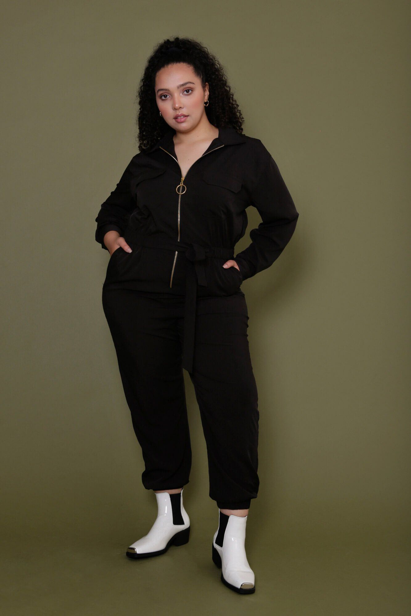 Malaya Modern Utility Jumpsuit, , alternate image number 5