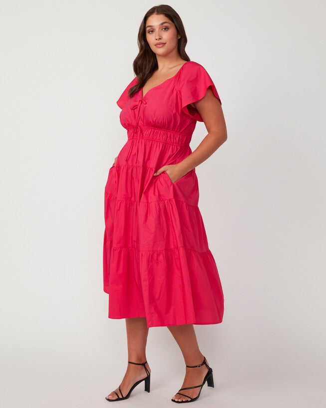 Ana Midi Dress, , alternate image number 9