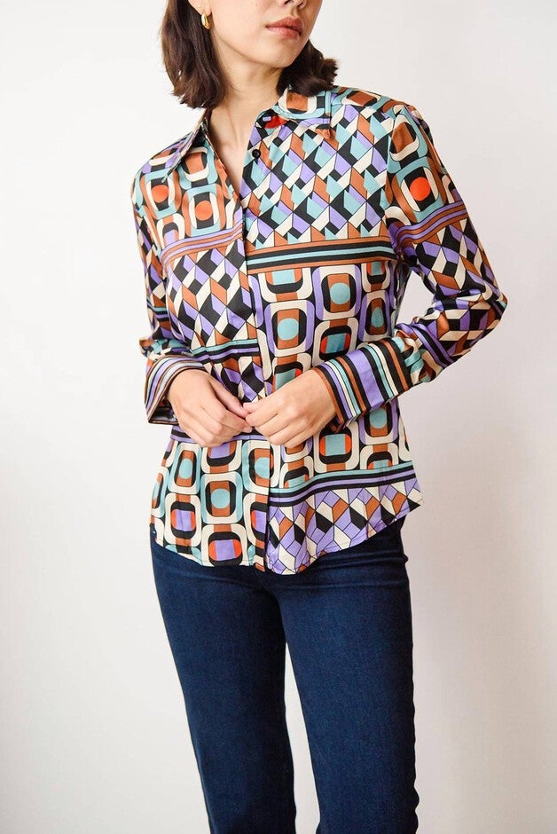 LAIN BLOUSE IN MULTI, , alternate image number null