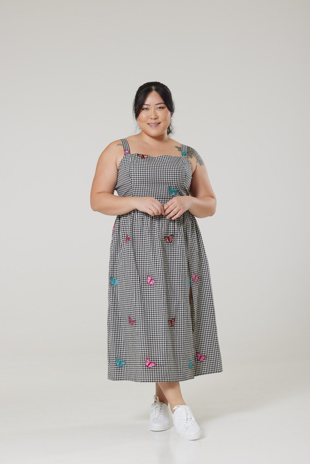Luanni Dress, Black / Black, hi-res image number 0