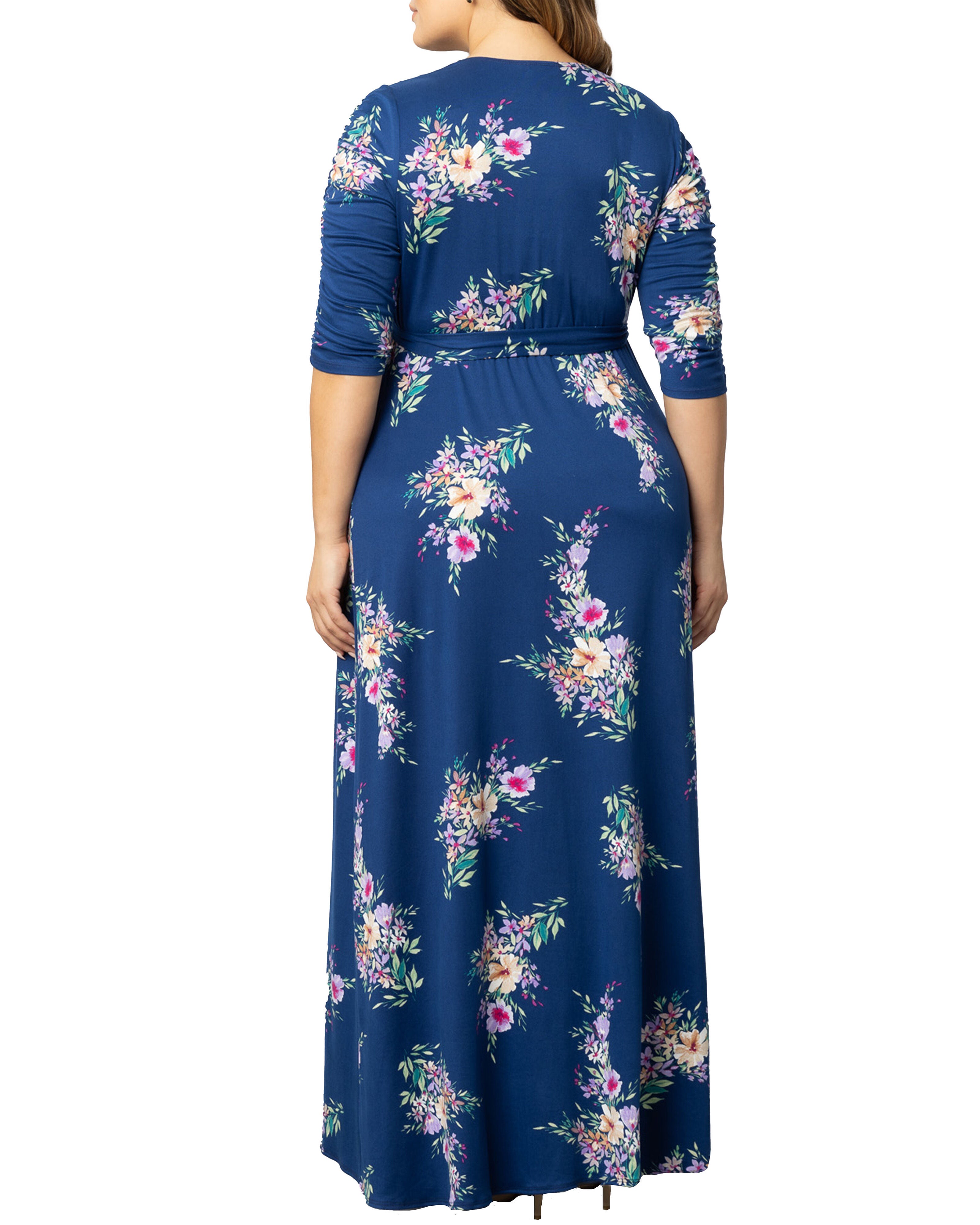 Meadow Dream Maxi Dress, BLUE FLORAL PRINT / Royal Blue, alternate image number 2