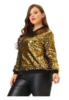 METALLIC SEQUIN SPARKLE ZIP BOMBER JACKET