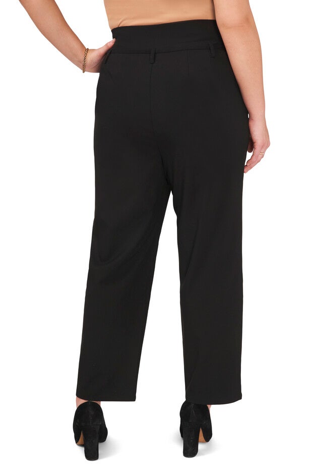 PAPERBAG PANTS WITH SELF TIE, , alternate image number 3