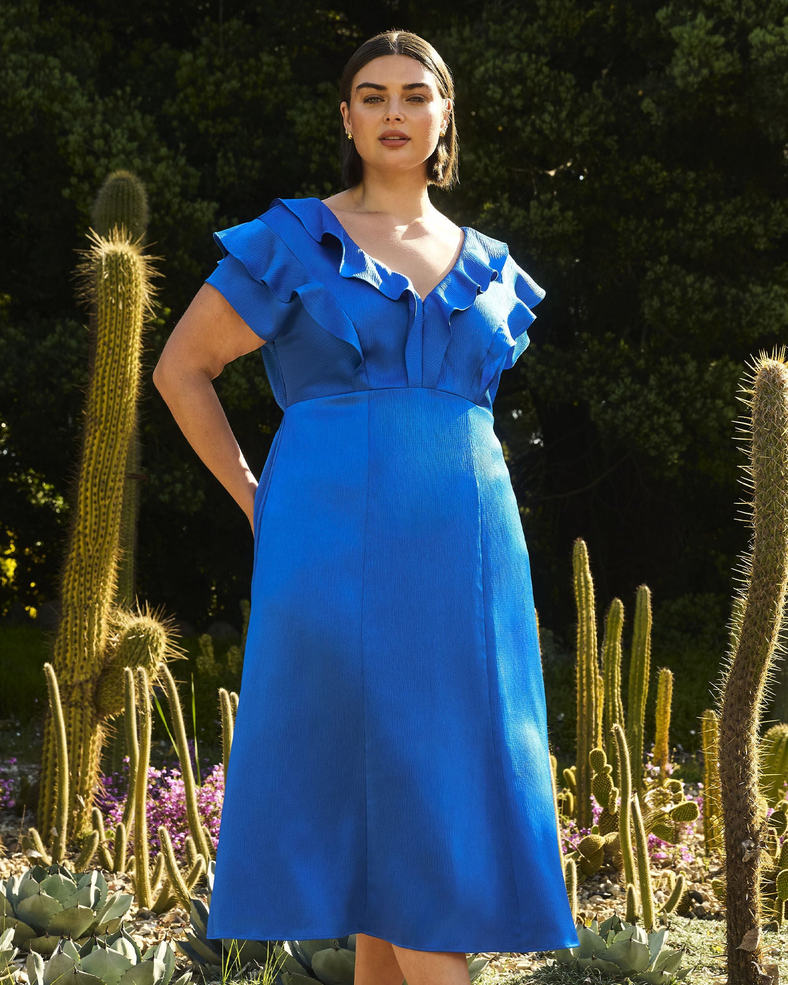 Poseidon Dress, Cobalt / Royal Blue, hi-res image number 0