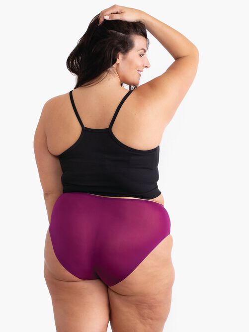 No Brainer High Rise Panties, Plum Caspia / Purple, alternate image number 1