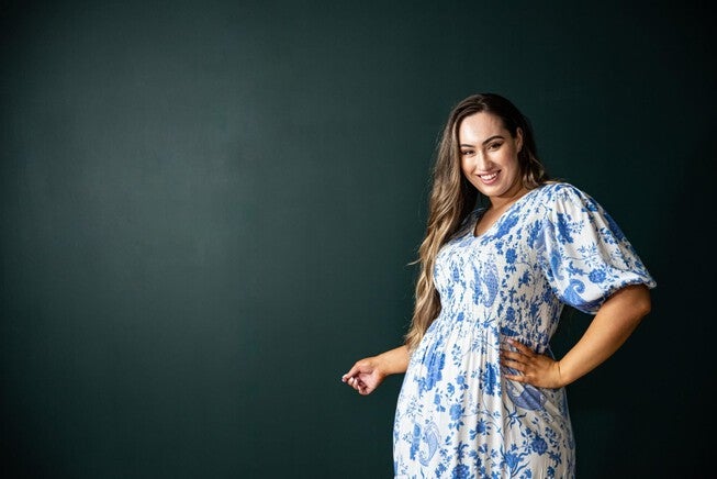 Mia Blouse Sleeve Dress, , alternate image number 9