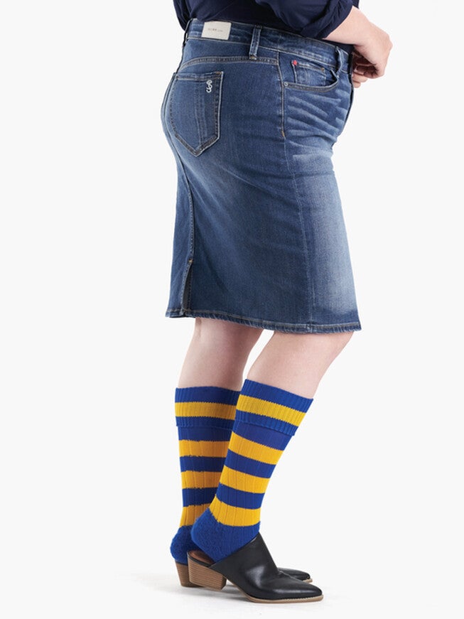 Denim Skirt, EVE / Medium Wash, alternate image number null
