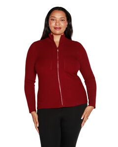 Plus Size Chain Detail Shrug Cardigan Sweater