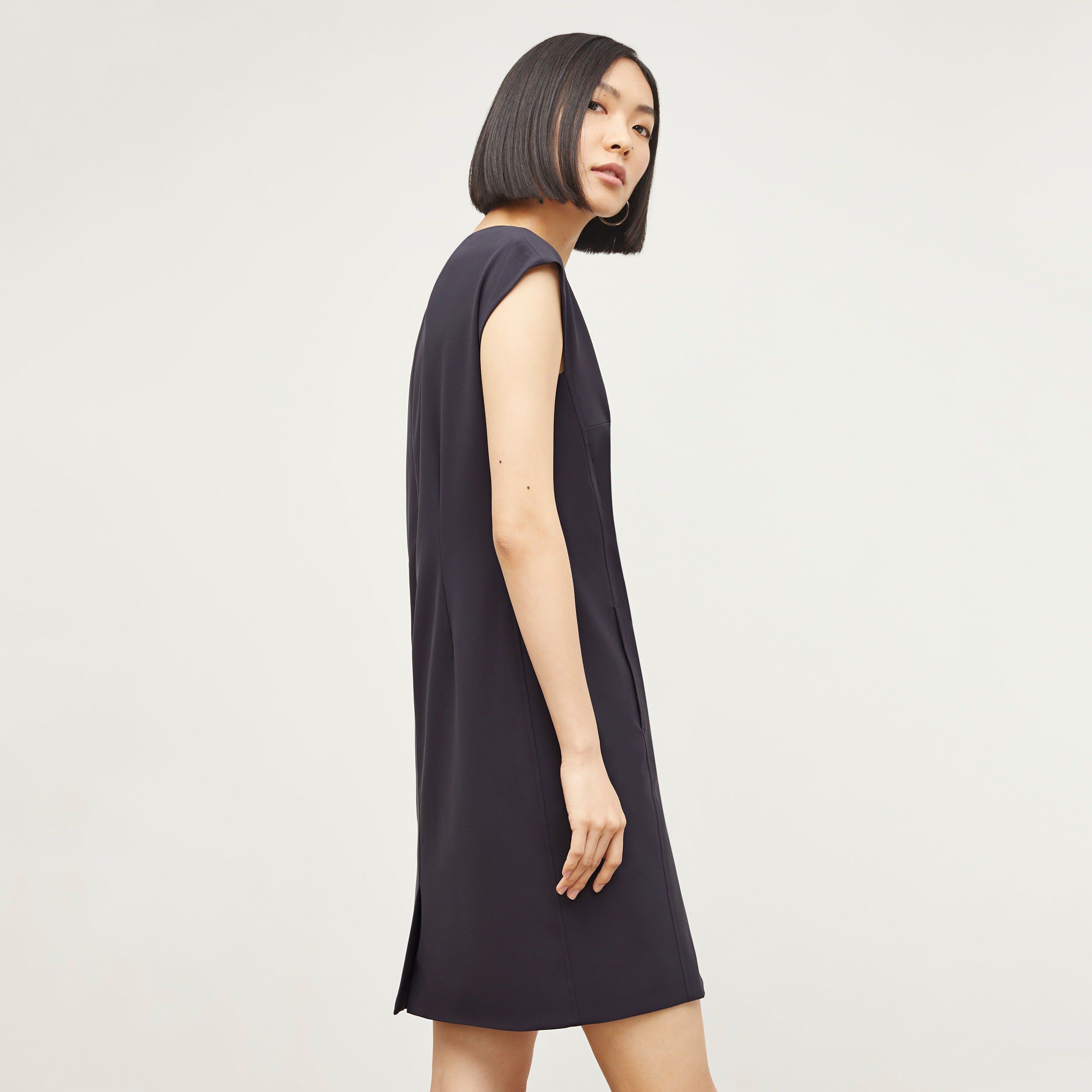 Maaza Travel Dress - OrigamiTech, Cool Charcoal / Cool Gray, alternate image number 2