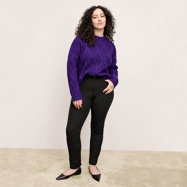 Roma Jean - Eco Better Than Denim, Black / Black, alternate image number 3