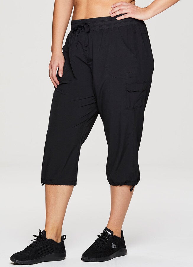 Plus Prime Anywhere Cargo Capri, Black / Black, alternate image number null