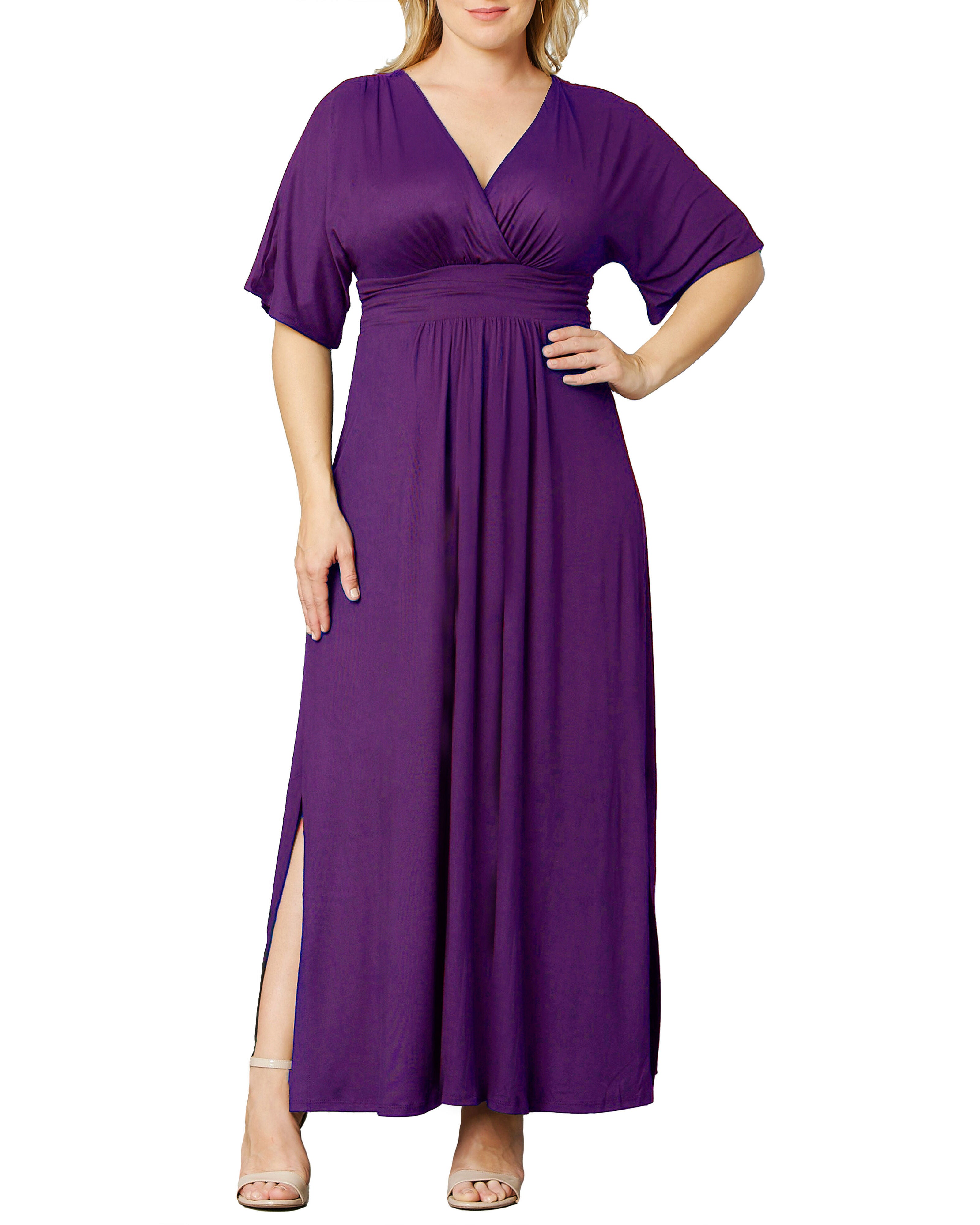 Vienna Maxi Dress, PLUM PASSION / Purple, hi-res image number 0