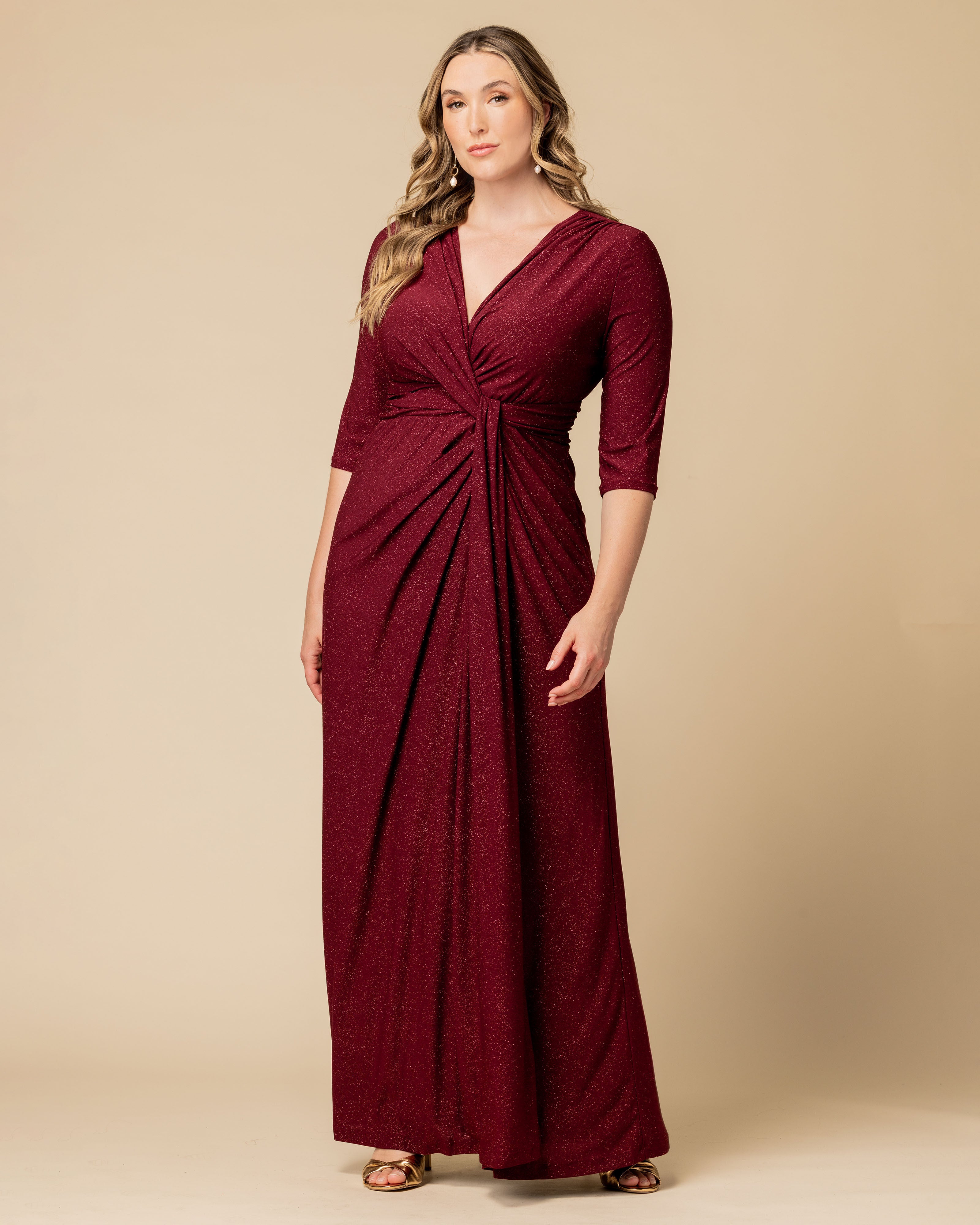 Romanced by Moonlight Gown, GARNET / Burgundy, alternate image number 3