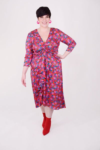 Winnie RNR Dress, Red / Red, alternate image number 2